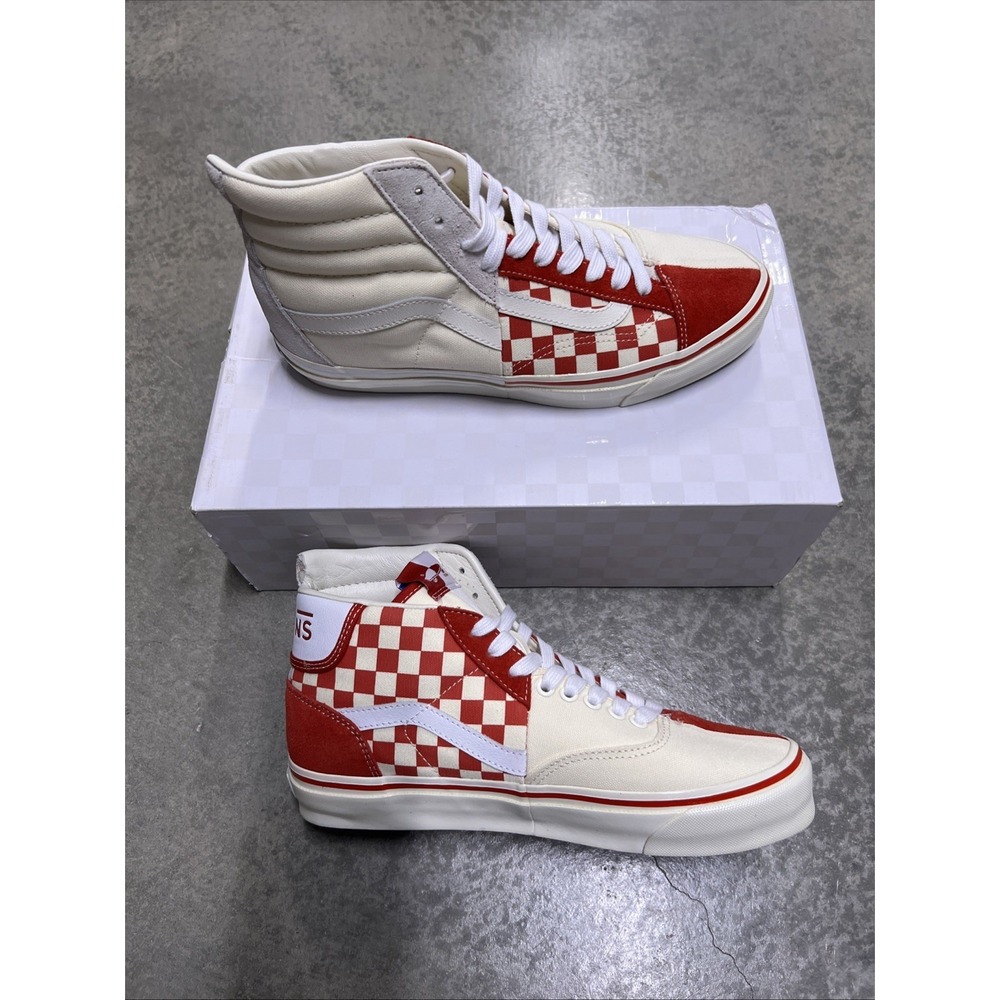 Vans Clash The Wall Shoes OTW Suede/Canvas Racing Red Shoes Men's Size 9